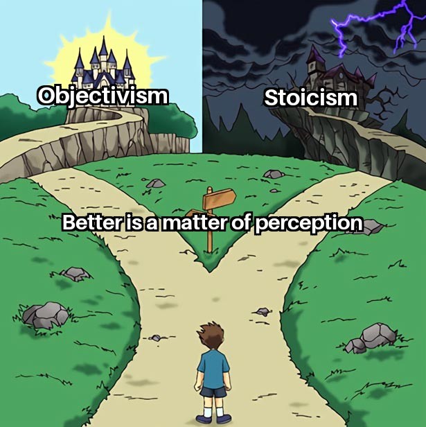 Suffering builds character, Objectivity builds nations. - Meme by ...